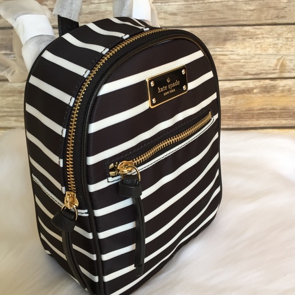 Kate spade MINI Bradley Wilson stripe backpack bag - Picture 5 of 7